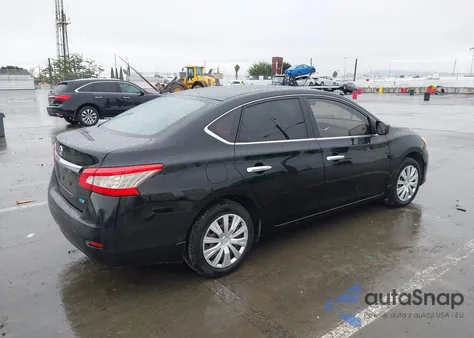 2013 Nissan Sentra S z USA, uszkodzony, nr VIN 3N1AB7AP2DL744472